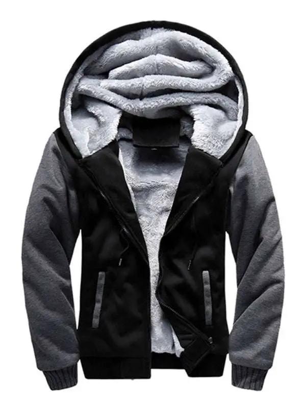 kakaclo Cozy Comfort: Men's Hooded Fleece Sports Jacket fo - Apparel | MENLL